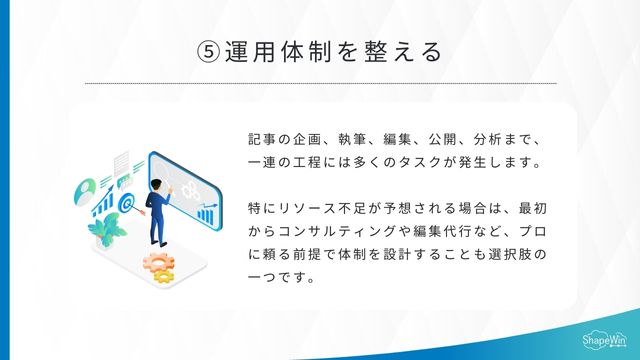 ⑤運用体制を整える_インフォグラッフィック